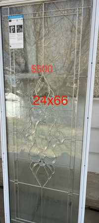 Door glass insert 