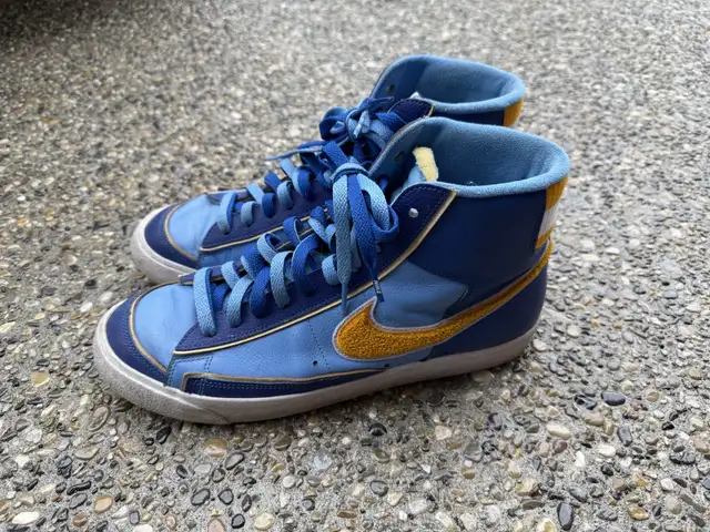 Nike blazer sneakers - custom - Mens size 12 in Men's Shoes in St. Albert - Image 4