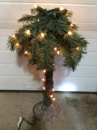 Light Up  Mini Palm Tree - Warm White Lights