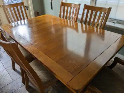 Large Kitchen Table and 6 Chairs, View more