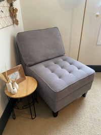 Grey Accent Chair 