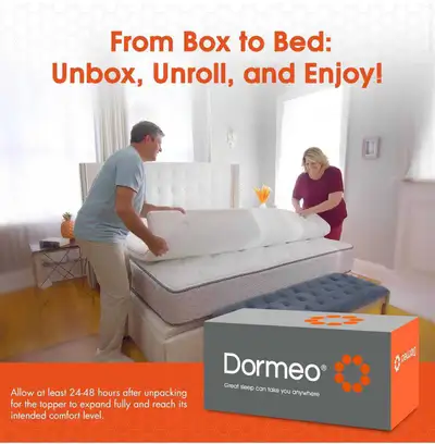 Dormeo Premium Twin XL Cooling Mattress Topper(New), View more