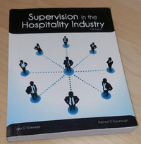 Supervision in the Hospitality Industry - textbook