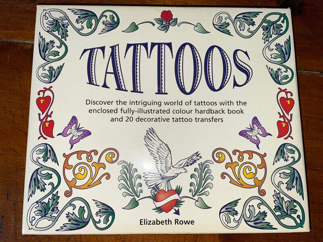 Tattoos - vintage hardcover book by Elizabeth Rowe in Non-fiction in Mississauga / Peel Region