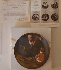 Vintage Norman Rockwell plate 
The Tycoon
