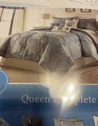 7-piece Queen Complete Bed Set