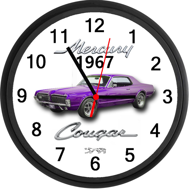 1967 Mercury Cougar (Purple) Custom Wall Clock - Brand New in Other in Hamilton