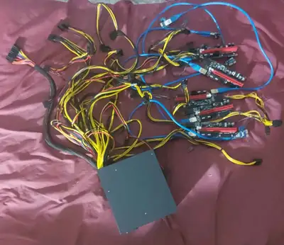 LX1800W Power Supply 1800W with all cables for PC Desktop + 5 gp, View more