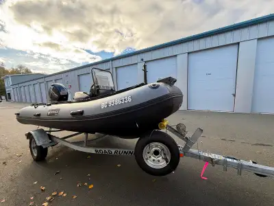 Late 2024 STRYKER 420 RIB c/w Mercury 60 ELPT (15 hours) Stryker Edition 1600 Road Runner Trailer c/...