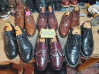 Mens Dress leather shoes, Wingtips, vtg, loafer