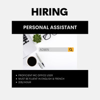 Hiring personal Assistant 