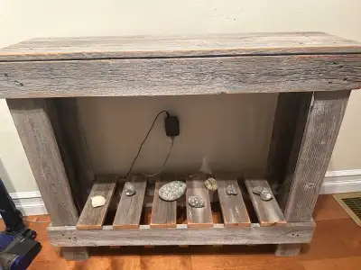 Farmhouse style side table, View more