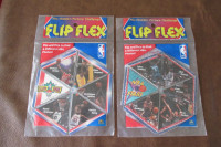 1992 NBA Flip Flex Puzzles Lot 2 Michael JORDAN Wilkins EWING