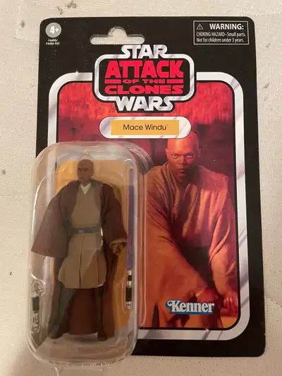 Star Wars Attack of the Clones Mace Windu Action Figure, View more