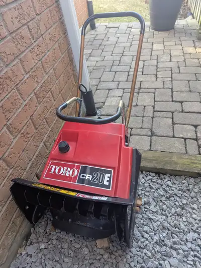 Snowblower Toro CR20E, View more