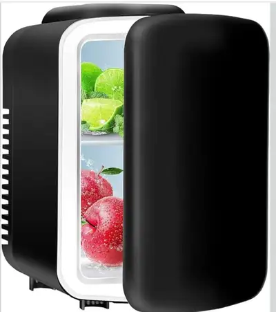 Simple Deluxe Mini Fridge, 4L/6 Can Portable Cooler & Warmer Fr, View more