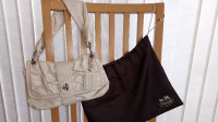 COACH white shoulder bag clutch purse-NWOT-wedding, formal.