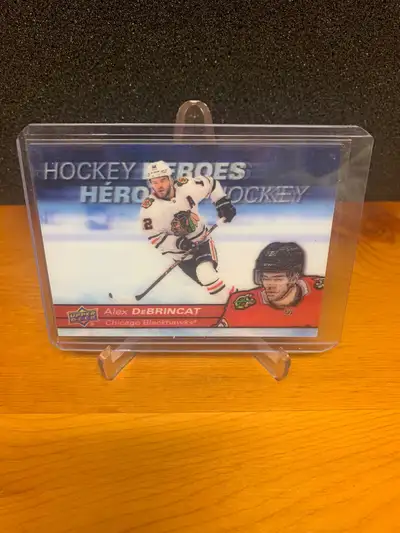2021 UD TH Hockey Heroes Alex DeBrincat Black Hawks #H-4, View more