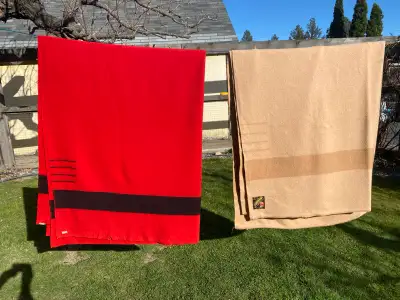 1 Eaton  and  1 Hudson Bay blanket, View more