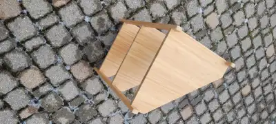 indoor Wooden shelf shelves Corner Triangle, View more