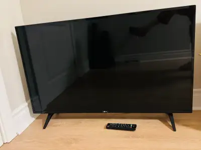 LG TV screen, 43 inches