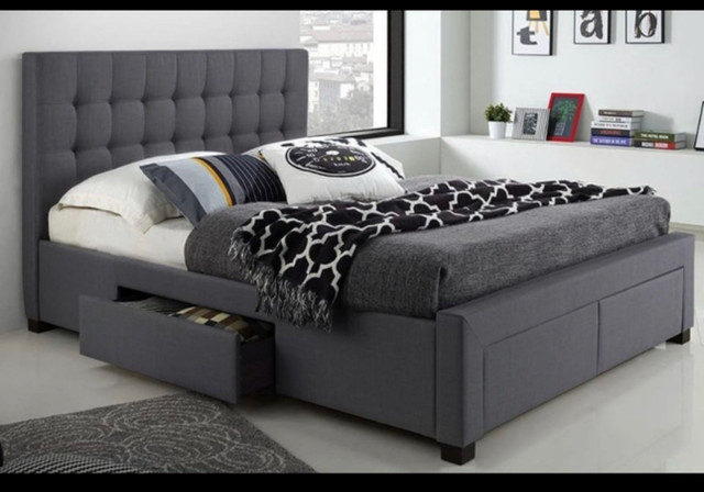King Bed with Mattress in Beds & Mattresses in Oakville / Halton Region - Image 2