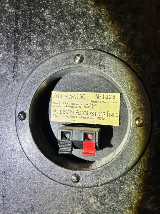 ALLISON ACOUSTICS Pair Speakers in Speakers in City of Toronto - Image 3