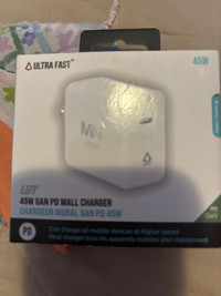Ultra fast 45w GAN PD WALL CHARGER