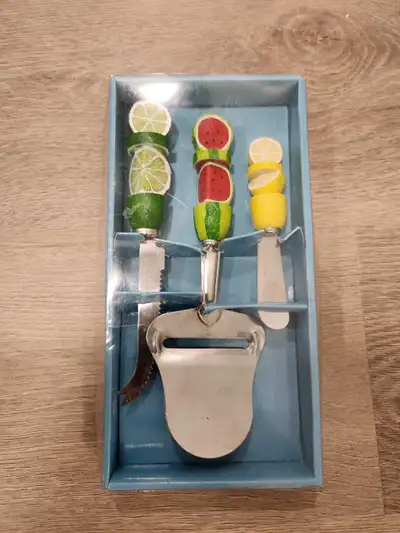 3 Piece Cheese Set, View more