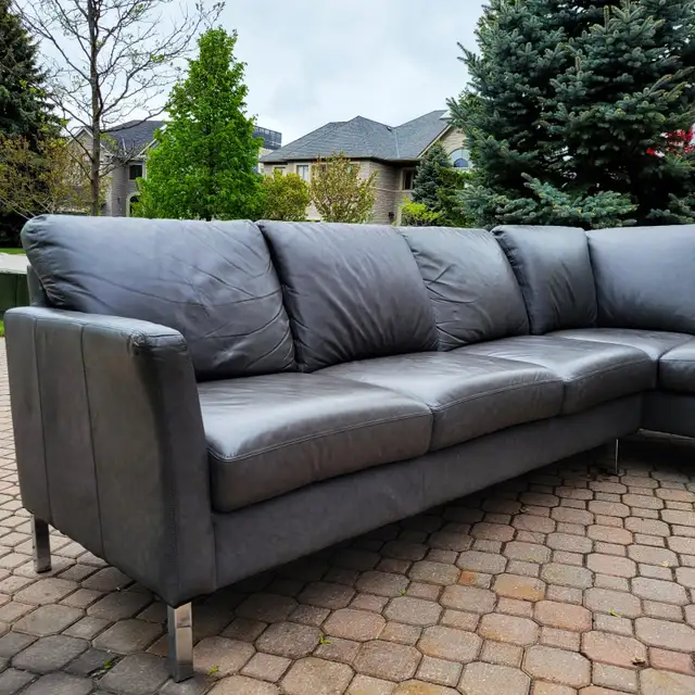 top quality high end Boss leather sectional couch, can deliver63235093403777122