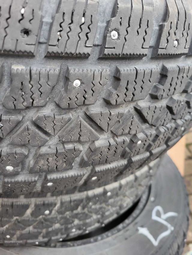 Studded winter tires set of 4 x 215/65 R17 in Tires & Rims in Sudbury - Image 3