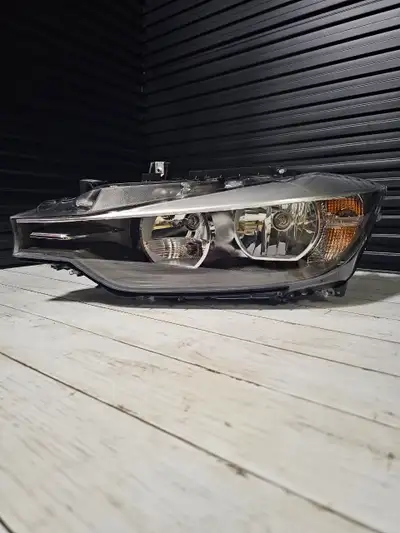 Halogen Headlight Compatible With 2012-2015 BMW 320i 328i 335i 328d xDrive Left Driver Side Lens and...