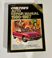 CHILTON'S AUTO REPAIR MANUAL 1980 - 1987 Collectors Edition