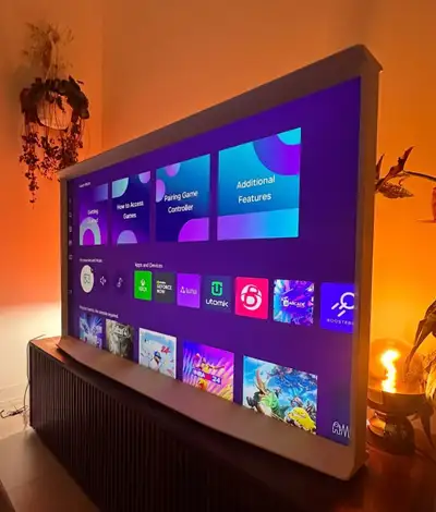 Samsung 55" The Seriff QLED 4K UHD, View more