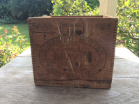 Old Wooden Canadian Butter Box - Beaver Brand