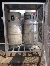 Propane cylinders storage cage for sale!
