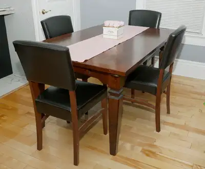 DINING RM. TABLE & CHAIRS, View more