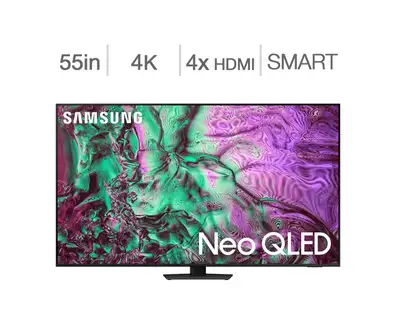 Samsung 55" 4K UHD HDR Neo QLED Tizen Smart TV 120Hz (QN55QN85DB, View more