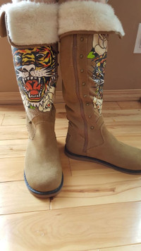 Brand new Ed Hardy boots