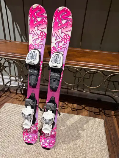 Junior Girl K2 LUV BUG Skis 76cm Twin -Tips, View more
