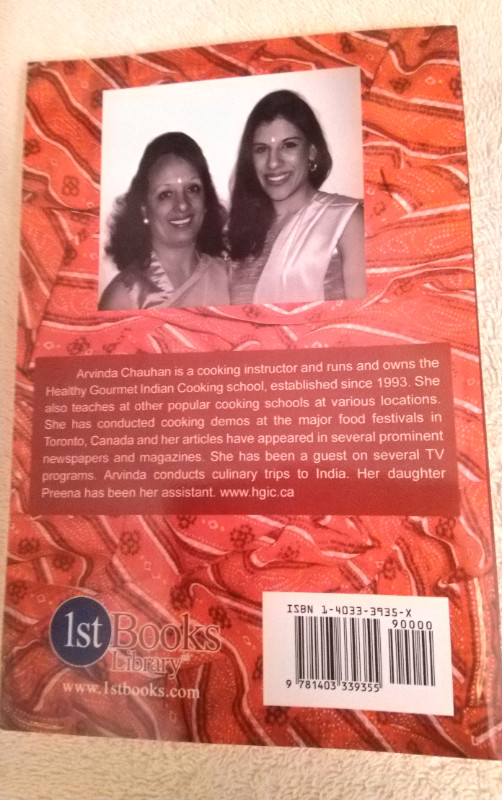 Healthy Gourmet Indian Cooking, Arvinda Chauhan in Non-fiction in Oakville / Halton Region - Image 2