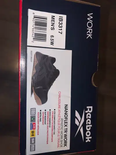 BNIB steel composite toe Reebok work shoes women’s size 7.5, View more