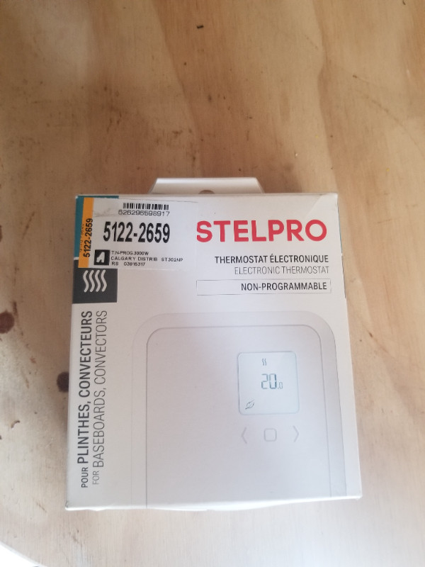 Brand New Stelpro Thermostat - 3000 W - 240 V in Heating, Cooling & Air in Edmonton