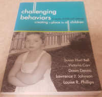 Challenging Behaviours in Early Childhood Education | BOOK