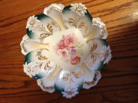 Beautiful  R S Prussia Floral Bowl