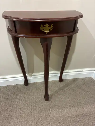small cherry coloured wall table , View more