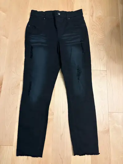 Pantalon 7/8 à enfiler jeans extensible Hue Gr M - Lebourgneuf, View more