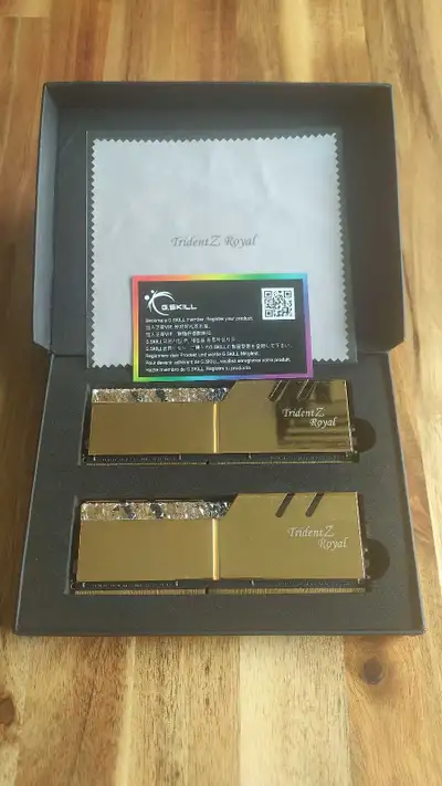 32go de RAM. G. Skill Trident Z Royal Gold DDR4, View more