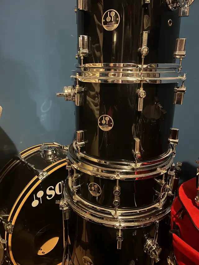 Drum Sonor Force 1007 5 piece . Roland module and trigger kit in Drums & Percussion in London - Image 3