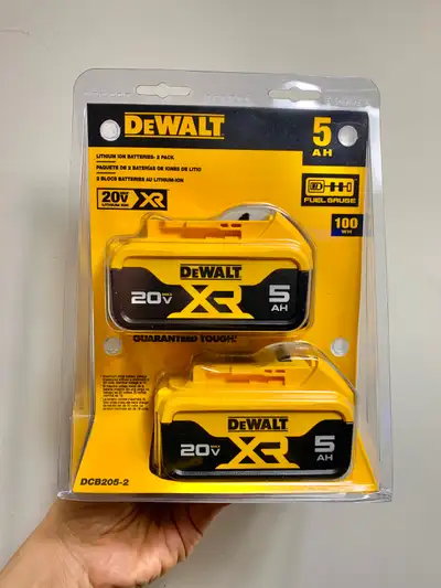 DEWALT 5 AH BATTERIES 2 PACK, View more